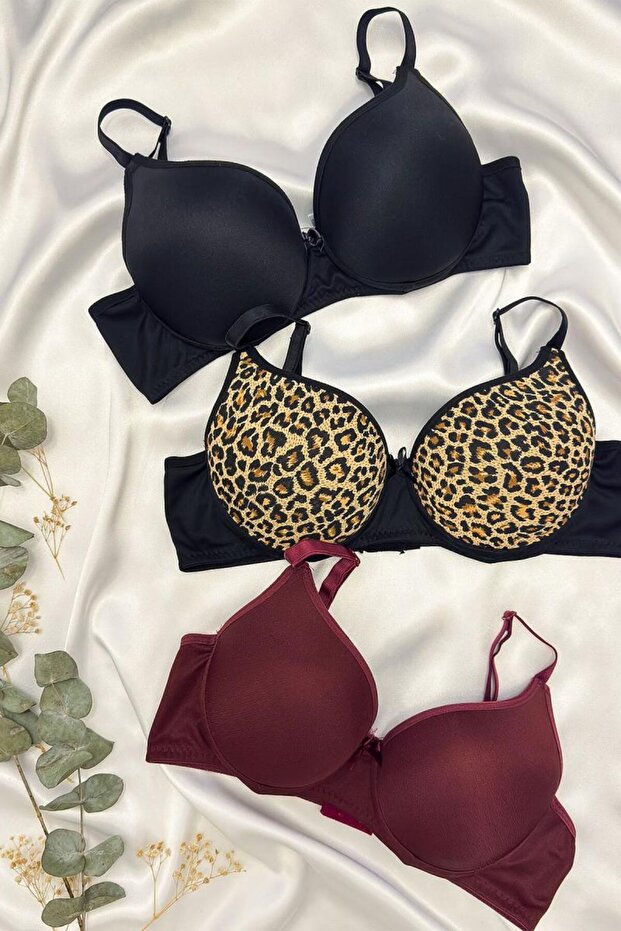 Women's Push-Up Bra Set of 3