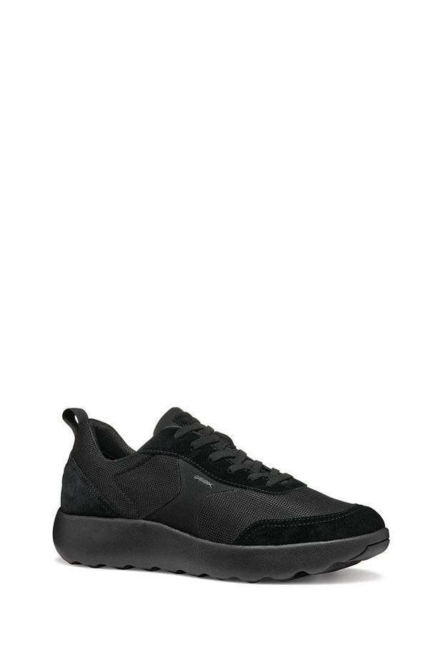 Erkek Siyah U Xtors D -Mesh + Suede Bağcıklı Deri Sneaker U55LFD01422C9999 - 3