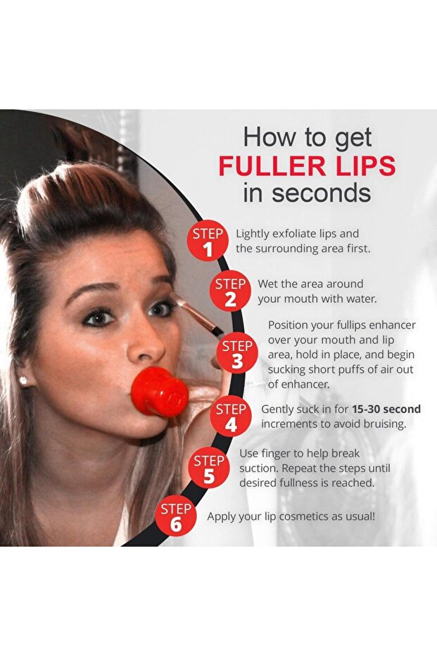 فوليبس اداة تكبير محسن للشفاه أحمر - 3