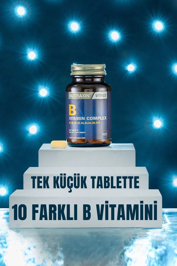 B Complex Vitamin 60 Tablet 3'lü - 6