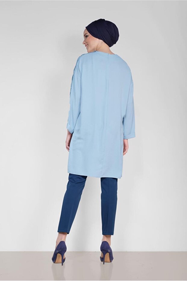 KOLLARI PUL PAYETLİ TUNİK 4432 - 4