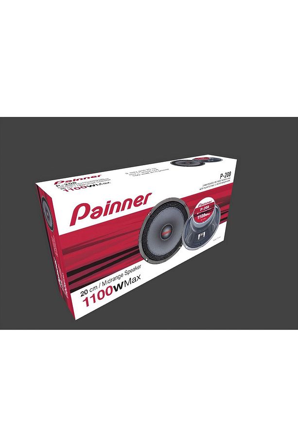 P-208 1100 Watt 150 Rms 20 Cm Midrange Oto Hoparlör 2 Adet Amfi Uyumlu - 5