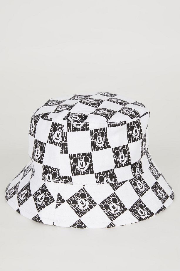 Kız Çocuk Disney Mickey & Minnie Desenli Gabardin Bucket Şapka C0596a824sm - 4