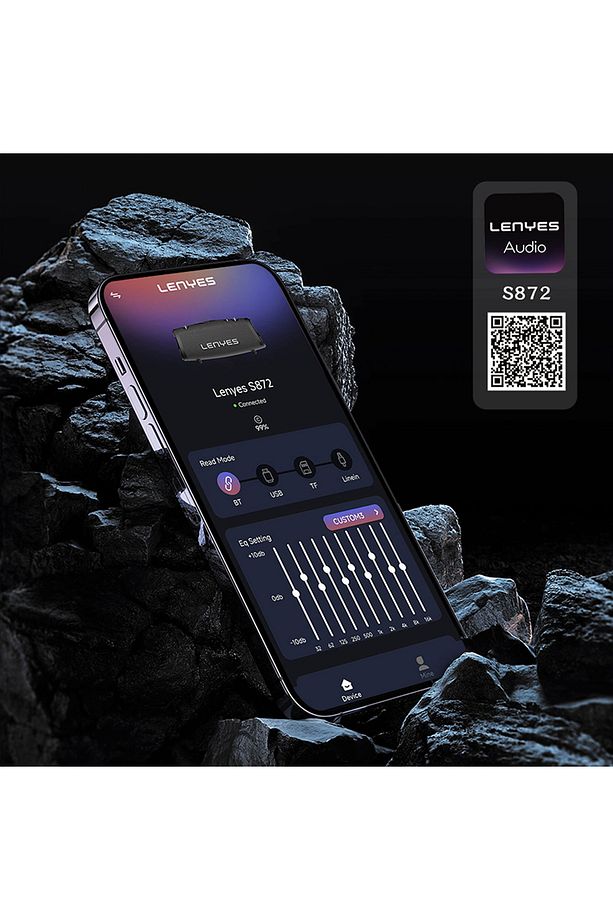 S872 RGB Işıklı Taşınabilir Çift Mikrofonlu TWS Bluetooth Speaker Hoparlör v5.3 Siyah - 2