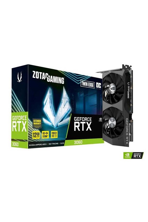 Rtx3060 Twin Edge Oc Nvidia Gddr6 192bit Çift Fan 12gb Zt-a30600h-10m Gaming Ekran Kartı - 1