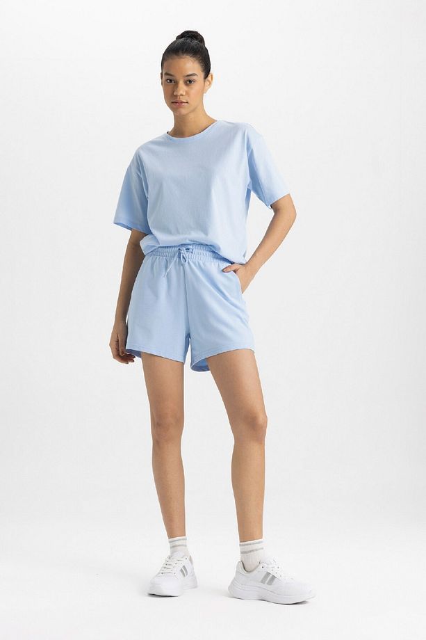 Fit Standart Fit Sporcu Kısa Paça Basic Düz Şort Z6696az24sm - 4