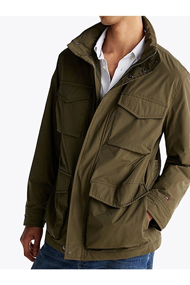 LW PACKABLE FIELD JACKET Erkek Yeşil Ceket MW0MW37632RBN - 7