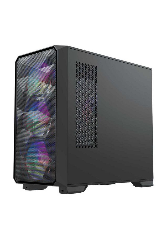 Diamond 4x Argb Fan Usb 3.0 600w 80 Plus Mesh Tempered Glass Matx Oyuncu Bilgisayar Kasası - 5