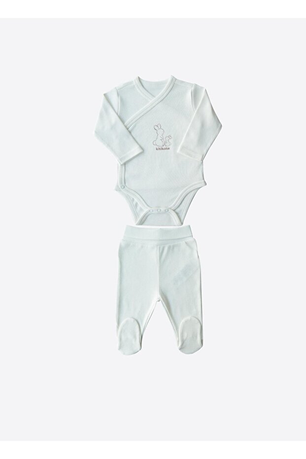 Organik New Basic 2'li Takım Ekru - 2