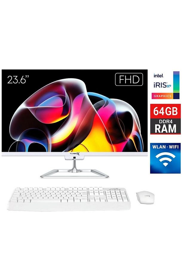 Taxpro13 I7 1265u 64gb Ddr4 Ram 1tb Ssd 23.6 Inç Fhd Bluetooth Webcam Wifi All In One Pc - 1
