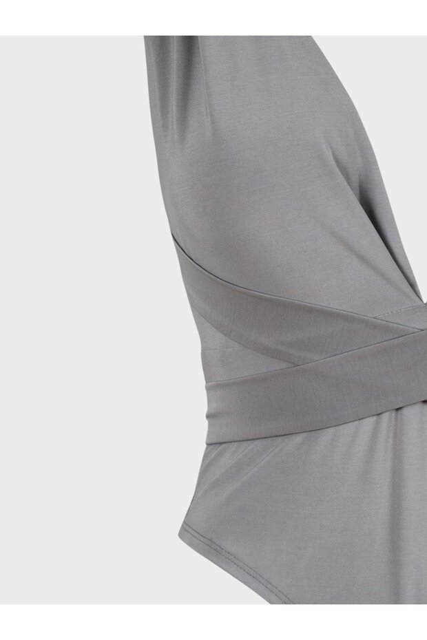 Gray Iconic Deep Low-cut Body - 5