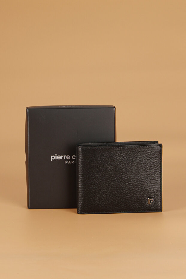2368 Genuine Leather Men's Wallet Card Holder Flotur-Black