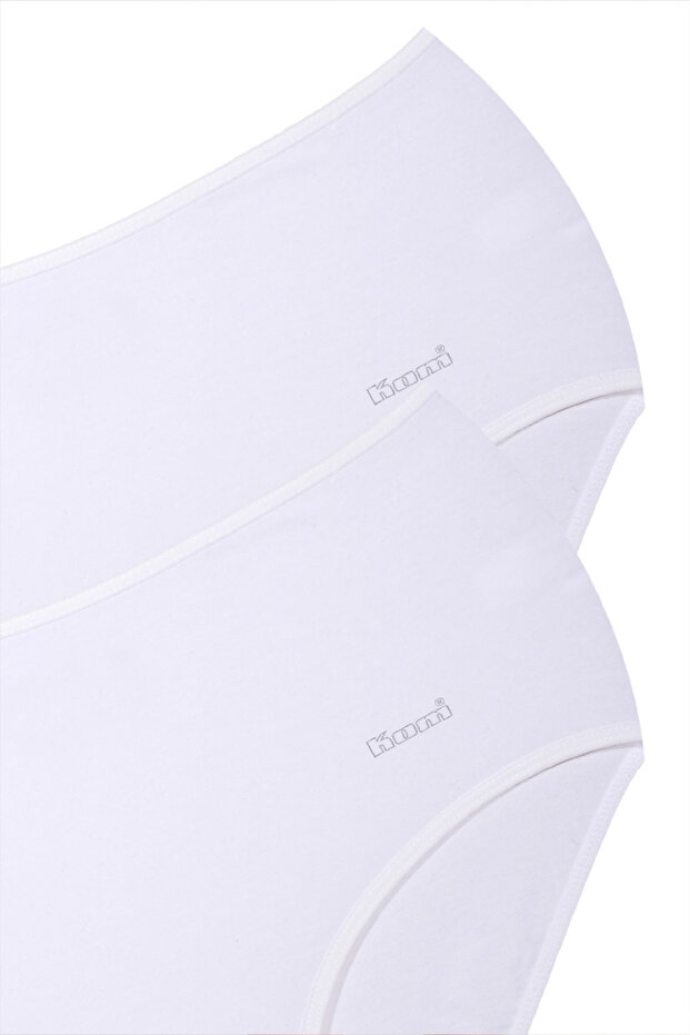 Kadın Pamuklu Basic Yüksek Bel 4'lü Külot Seti - 3