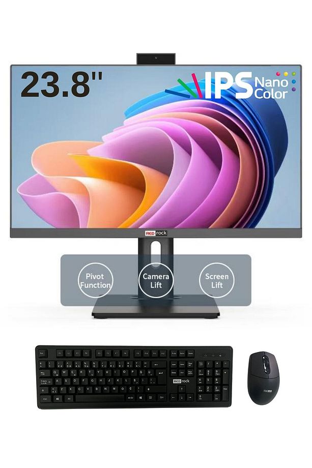 Highline Rr Aıo-pt585016r1n24p I5 8500,16g 1tb, 23.8" Pivot Ekran Webcam, Bluetooth Kablosuz - 1
