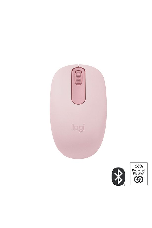 M196 Bluetooth Kablosuz Kompakt PC, Mac, Windows ve MacOs ile Uyumlu Mouse - Pembe - 2