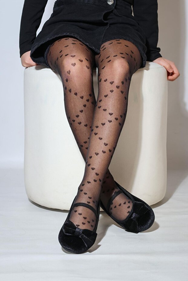 Pinar Children's Panty Stockings Black