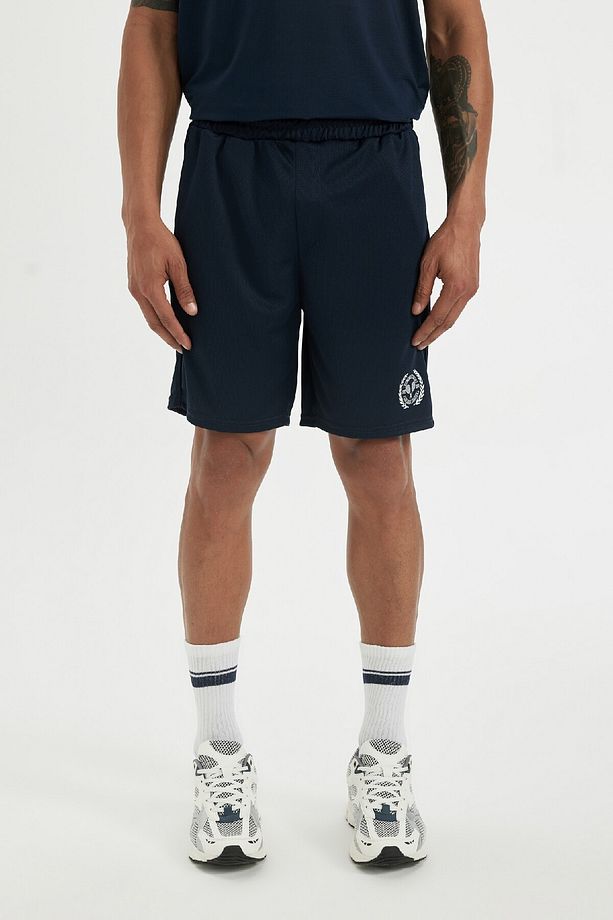 DeFactoFit Standart Fit Sporcu Kısa Paça Ağır Kumaş Şort C0425AX24SM - 3