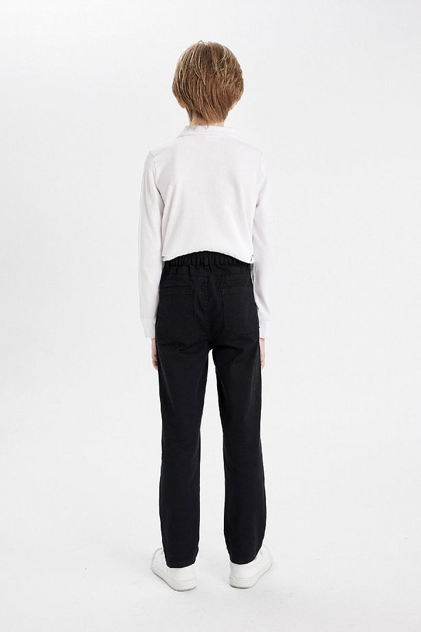 Erkek Çocuk Düz Paça Gabardin Okul Pantolonu U3254A624AU - 7
