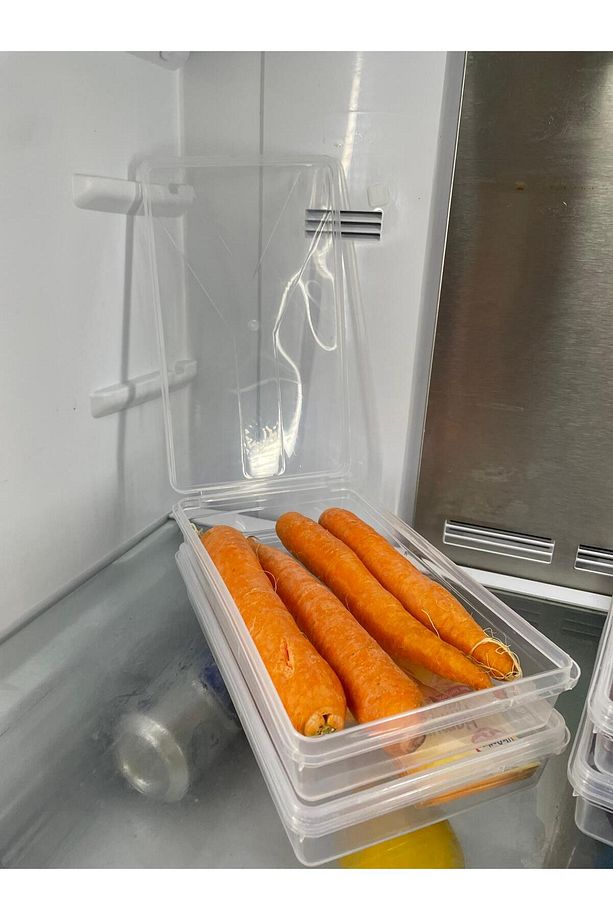 5 ADET ÇOK AMAÇLI Sızdırmaz Kapaklı Derin Dondurucuya Mikrodalgaya Uygun Saklama Kabı 1 Litre - 2