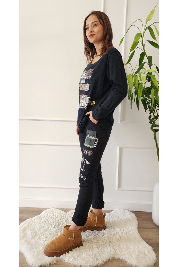 بلوزة مستوردة مطرزة - 5