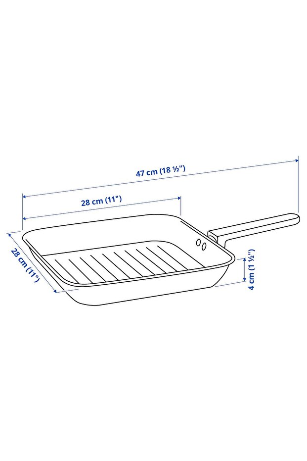 مقلاة شواء MIDDAGSMAT - 7