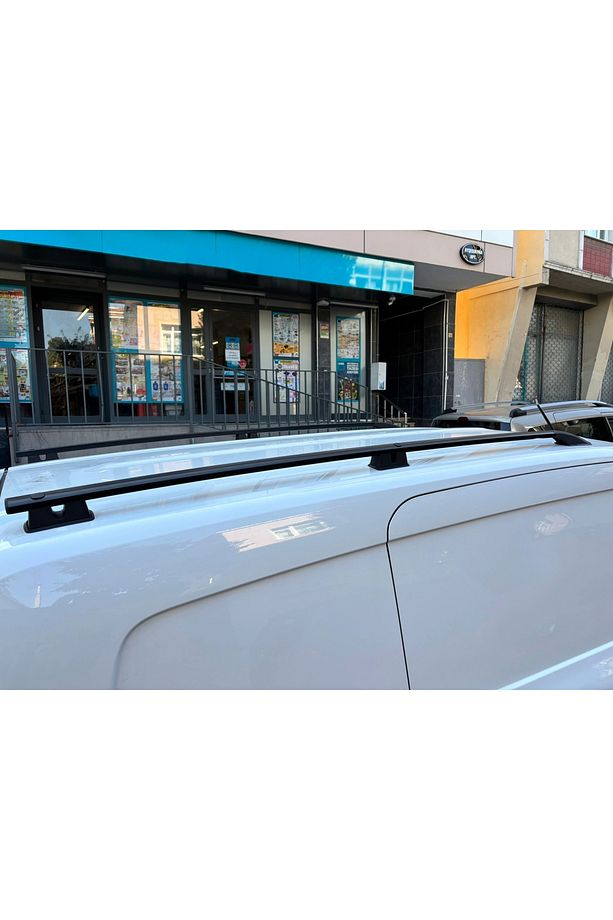 Renault Kangoo 2024-2025 Uzun Şase Aleminyum Üst Tavan Çıtasi Plus Serisi Siyah - 6