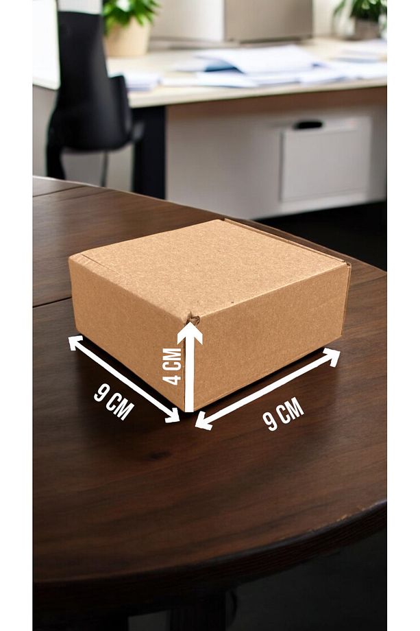 9x9x4 Hediye Kutusu, Kilitli E Ticaret Kutusu, Takı Kutusu, Kolye Kutusu, Saat Kutusu 50'li Paket - 4