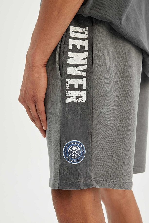 Fit Nba Denver Nuggets Standart Fit Kısa Paça Şort B9902ax24sm - 5