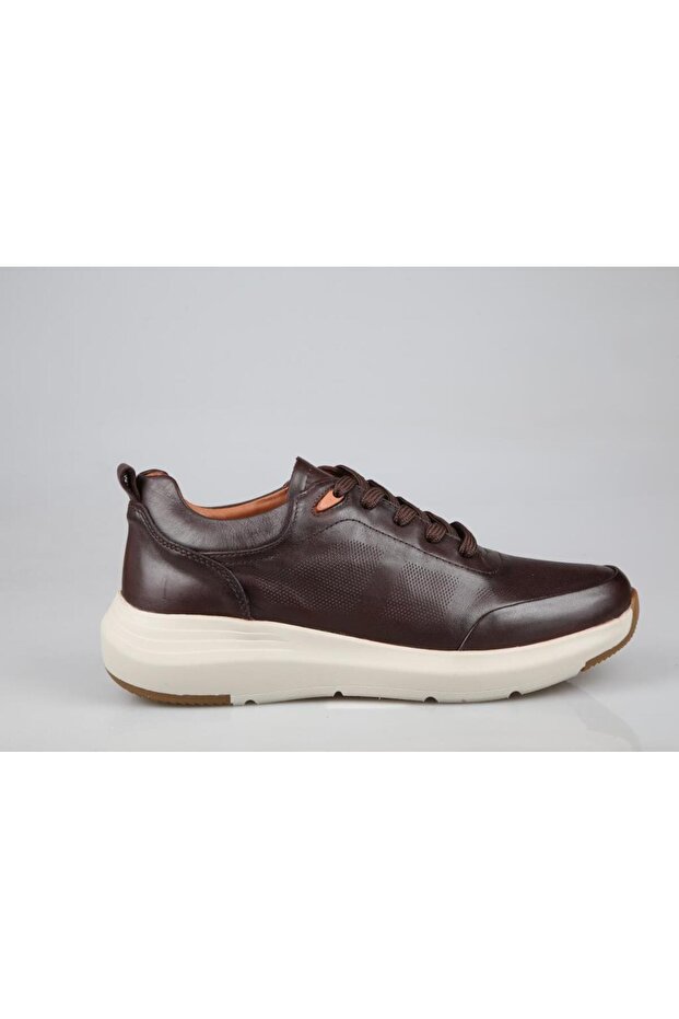 21114 Genuine Leather Brown Men's Casual Shoes
