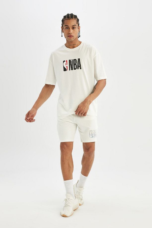 DeFactoFit NBA Wordmark Standart Fit Kısa Paça Şort B9905AX24SM - 2