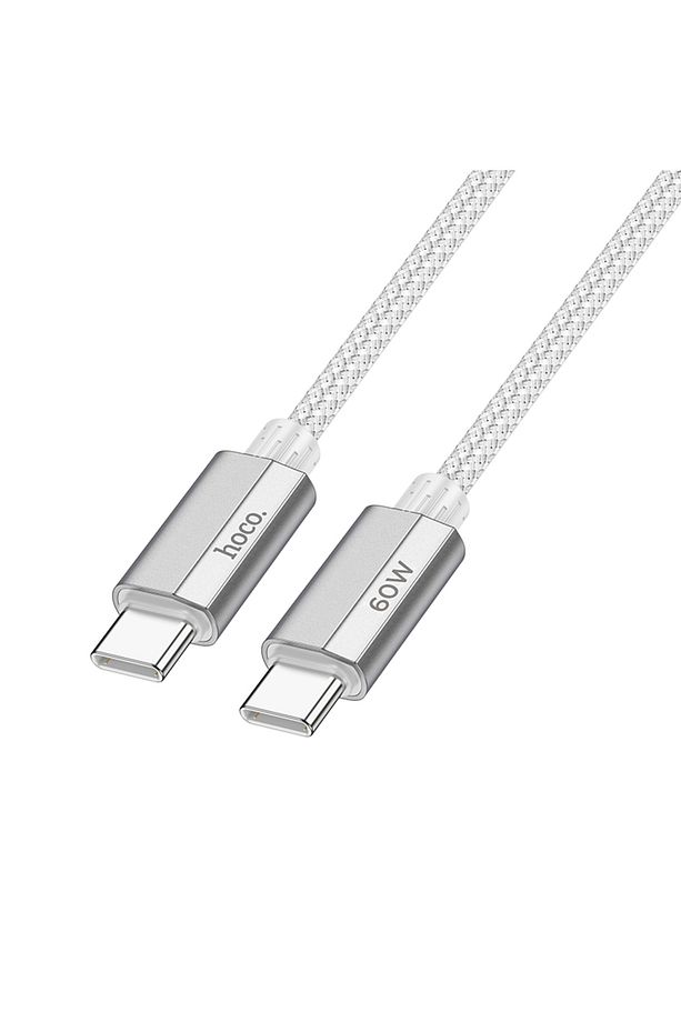 U134 60w 3a Type-c To Type-c Iphone Android Uyumlu Hızlı Şarj Veri Kablosu Beyaz 1.2 Metre - 2