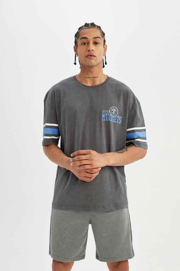 Fit Nba Denver Nuggets Standart Fit Kısa Paça Şort B9902ax24sm - 2