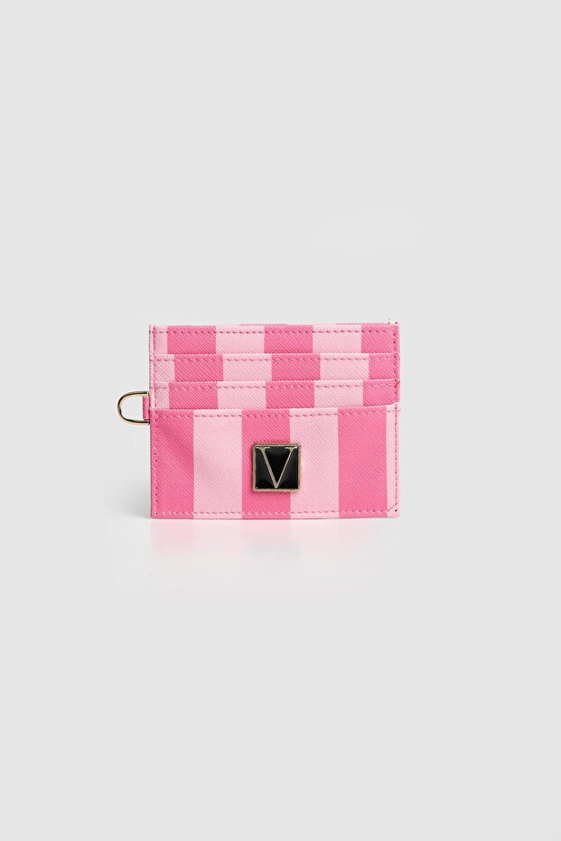 La'Graccio Paris Women's Vs Card Holder Fuchsia Pink