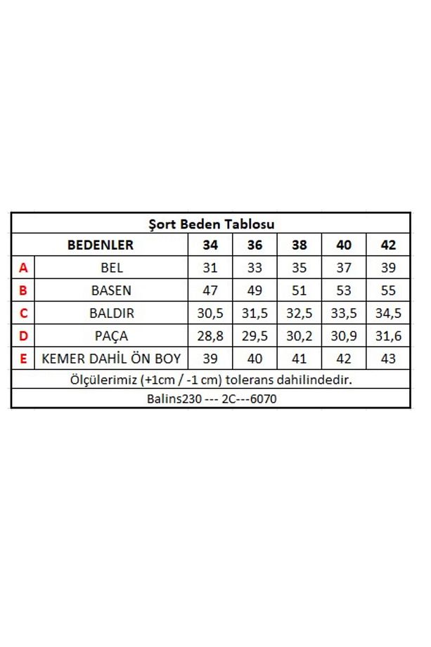 Kadın Kot Şort Koyu Mavi - 3