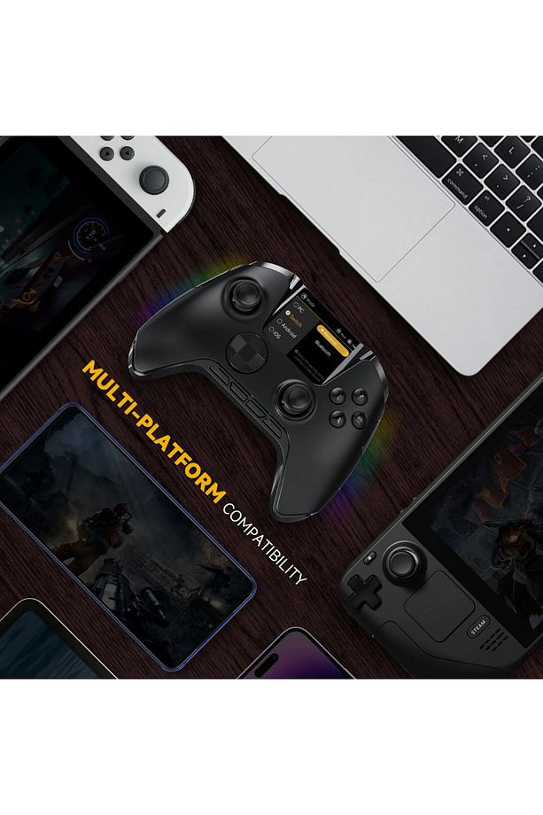 Manba One Kablosuz Gamepad – 2” Ekran, Manyetik Stand, PC/Switch/Android/iOS Desteği - 5