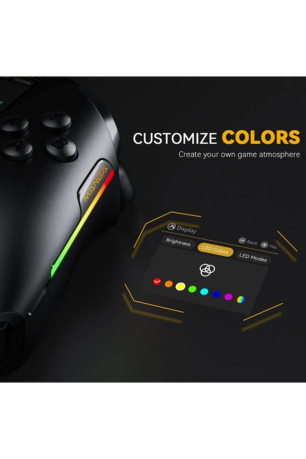 Manba One Kablosuz Gamepad – 2” Ekran, Manyetik Stand, PC/Switch/Android/iOS Desteği - 4