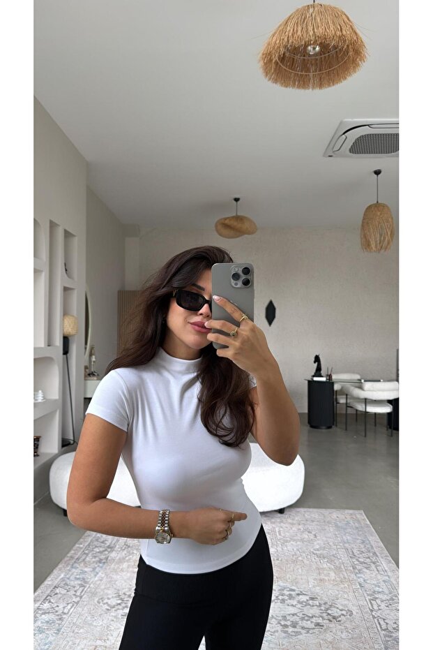 Guler alb Oys Modal Stand Basic - 1