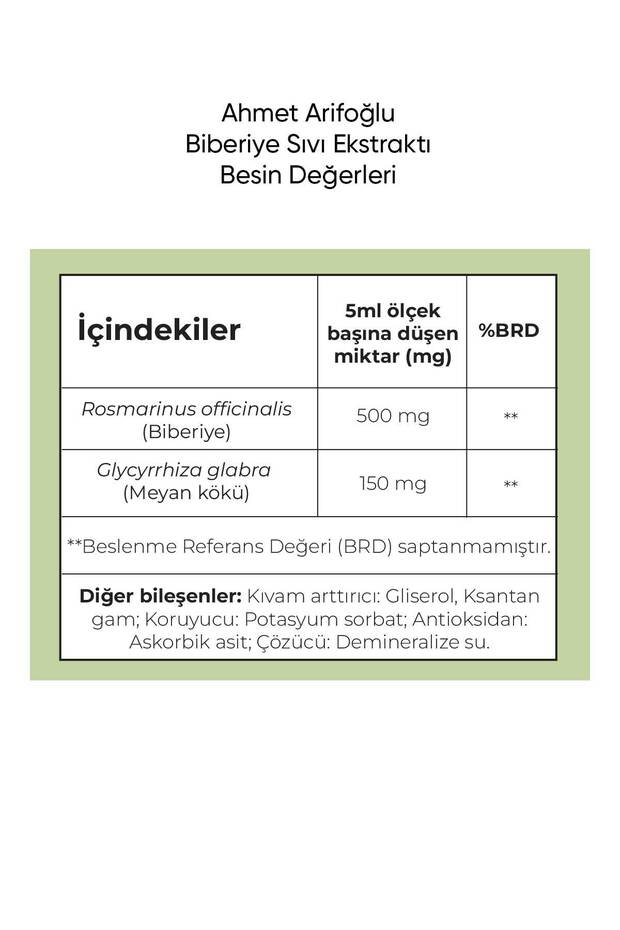 Biberiye Sıvı Ekstraktı 225 Ml - 4