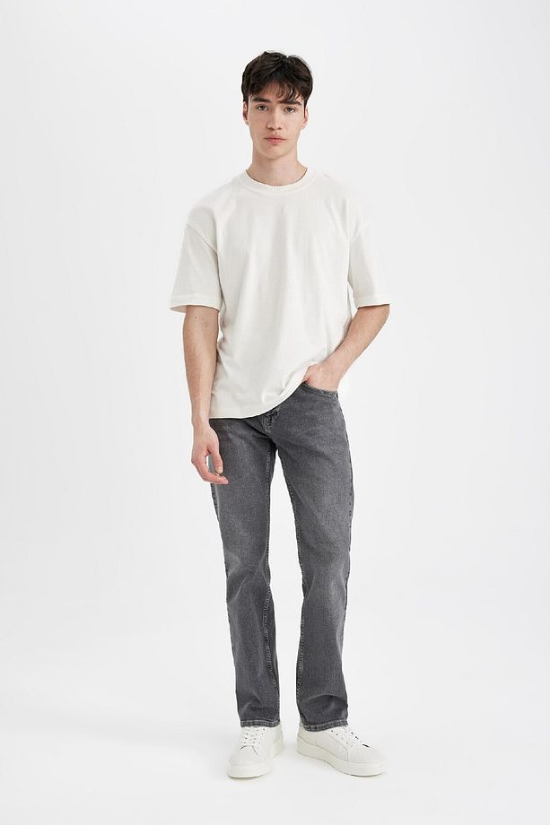 Sergio Regular Fit Normal Kalıp Normal Bel Boru Paça Jean Pantolon D0589AX24SP - 3