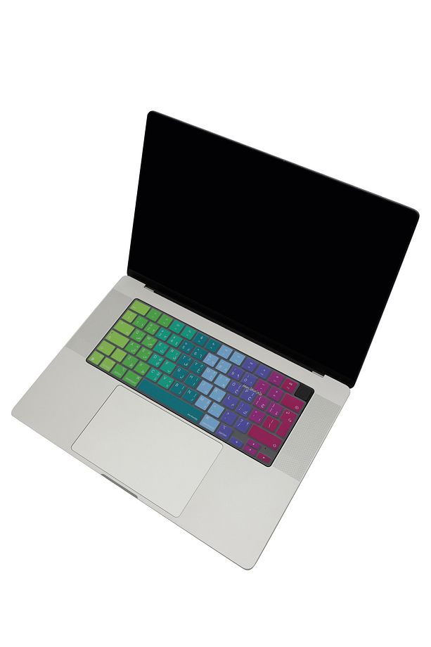 Arapça Klavye Macbook Kılıf Air Pro M1-m2-m3-m4 A2681 A2941 A2442 A2485 A3240 (UK-EU) Uyumlu Dazzle - 6