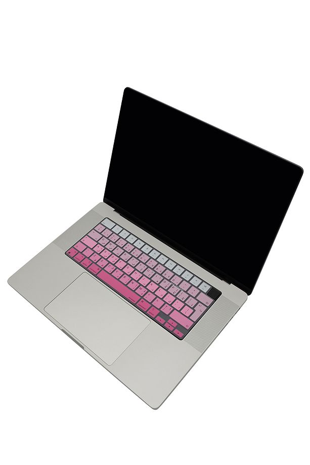 Arapça Klavye Macbook Kılıf Air Pro M1-m2-m3-m4 A2681 A2941 A2442 A2485 3241 (UK-EU) Uyumlu Gradient - 6
