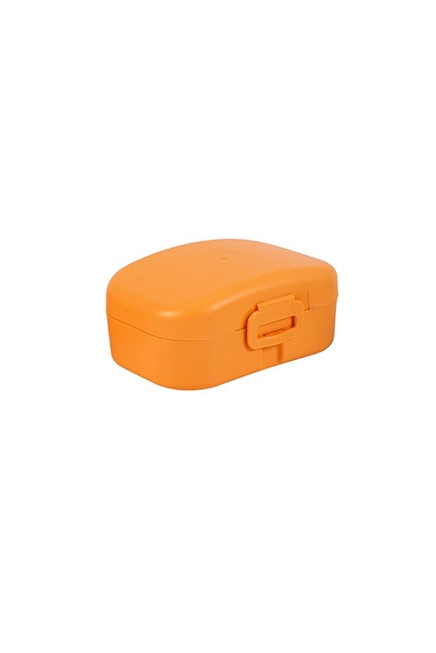 Orange Color Soap Container 75 mm X 110 mm X 50 mm