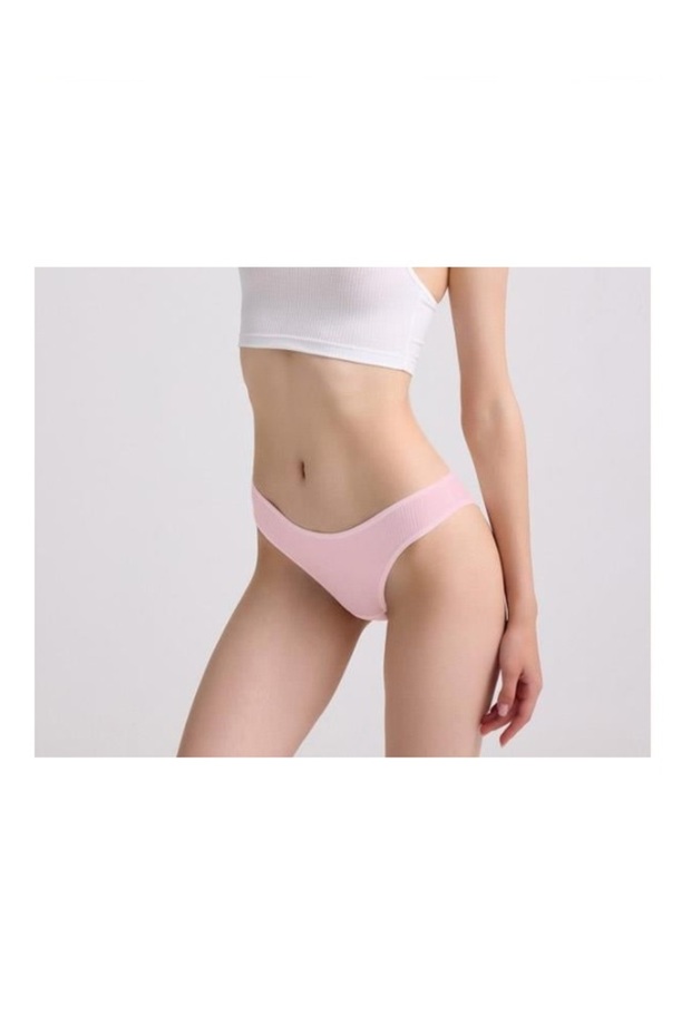 Cotton Patterned Camisole Brezilian Panties 5 Pack