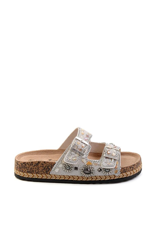 Silver Women's Slippers K 04185018387
