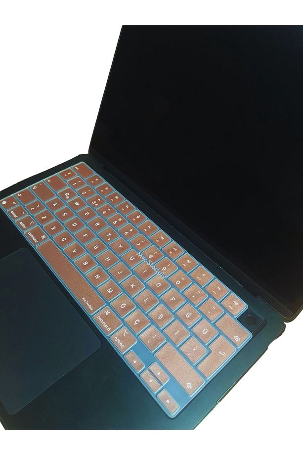 Macbook Kılıf Klavye Koruyucu Air Pro M1-m2-m3-m4 (TÜRKÇE Q) A2681 A2941 A2442 A2485 A3113 Uyumlu - 6