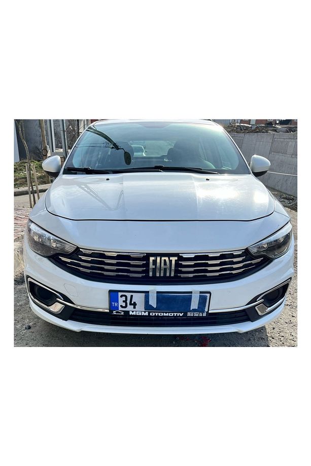 Fiat Egea SD / HB Uyumlu Ön Panjur Kromu 2020 ve Üzeri 8 Prç. - 1