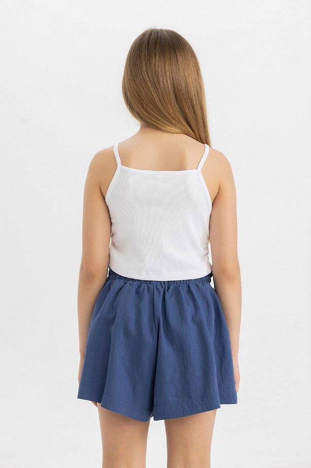 Kız Çocuk Bisiklet Yaka Basic Düz Atlet C9713a824hs - 5