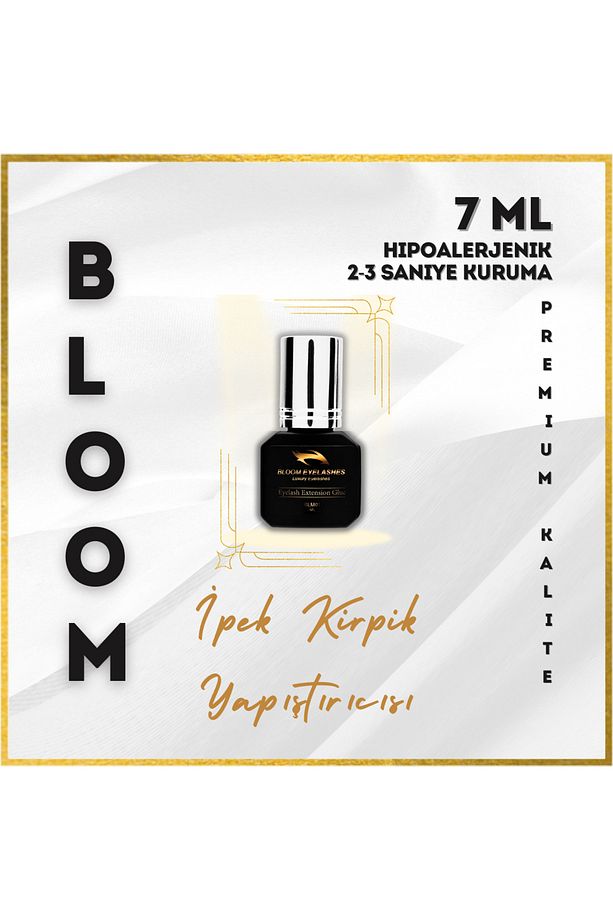 İpek Kirpik Yapıştırıcı 7 ml Siyah Hipoalerjenik (2-3 Saniye Kuruma Süresi) - 1