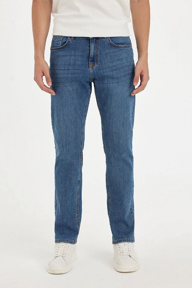 Sergio Regular Fit Normal Kalıp Normal Bel Boru Paça Jean Pantolon A6948ax24au - 1