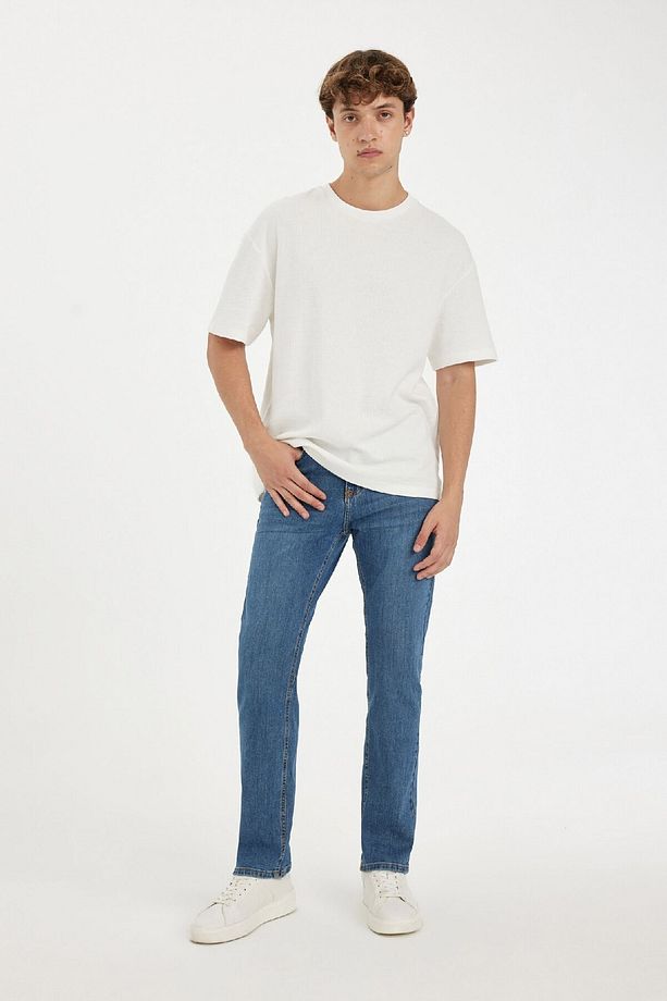 Sergio Regular Fit Normal Kalıp Normal Bel Boru Paça Jean Pantolon A6948ax24au - 2